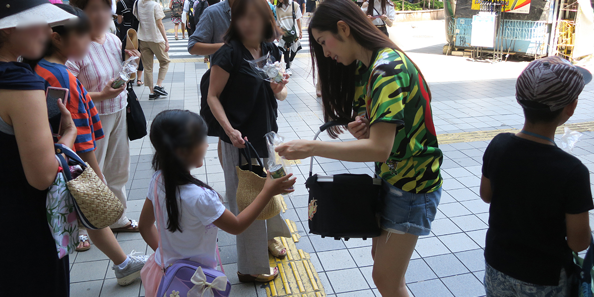 2019.8.11 ライフガードカー走行&サンプリング