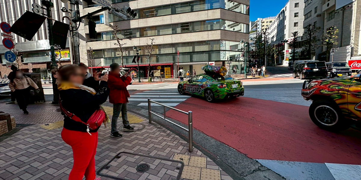 ライフガードカー走行、サンプリング