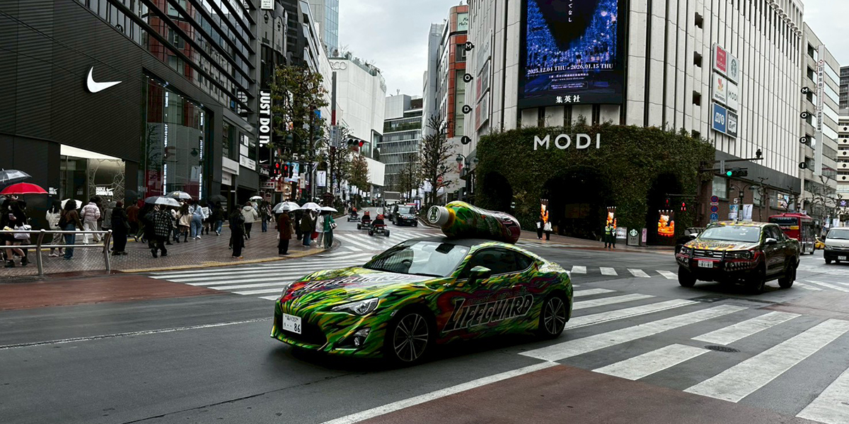 ライフガードカー走行