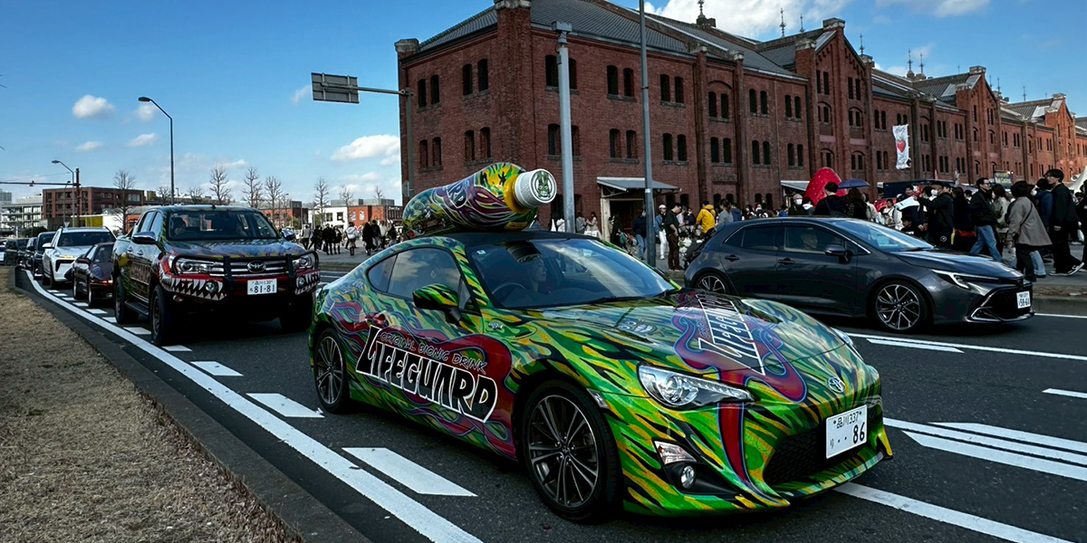 ライフガードカー走行